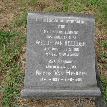 HEERDEN Willie, van 1886-1968 & Bettie 1899-1988