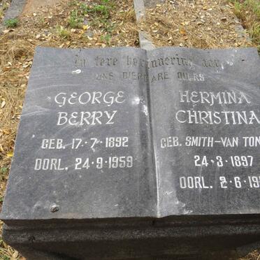 KAPP George Berry 1892-1959 & Hermina Christina nee SMITH-VAN TONDER 1897-1957_2
