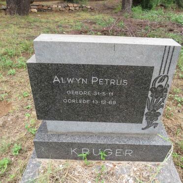KRUGER Alwyn Petrus 1911-1969