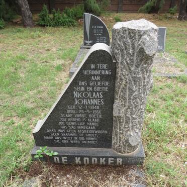 KOOKER Nicolaas Johannes, de 1948-1966