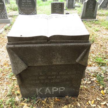 KAPP George Berry 1892-1959 & Hermina Christina nee SMITH-VAN TONDER 1897-1957_1
