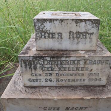 KRAUSE Anna Friederika nee KELLNER 1831-1904