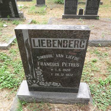 LIEBENBERG Francois Petrus 1928-1972