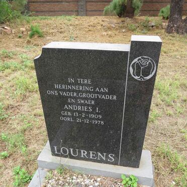 LOURENS Andries I. 1909-1978