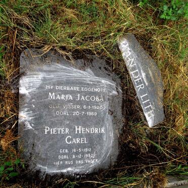 LITH Pieter Hendrik Carel, van der 1912-1980 & Maria Jacoba VISSER 1920-1969 :: VAN DER LITH Aletta Susanna 1955-1971_2