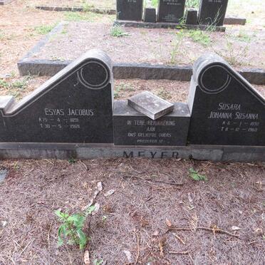 MEYER Esyas Jacobus 1891-1969 & Susara Johanna Susanna 1998-1968