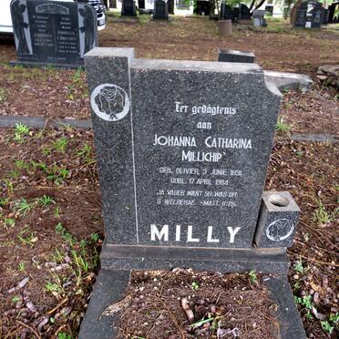MILLY Johanna Catharina Millichip nee OLIVIER 1891-1984