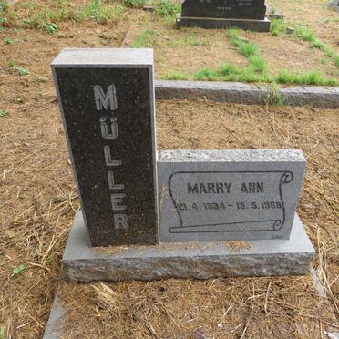 MULLER Marry Ann 1934-1968