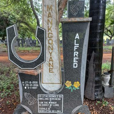 MANKGONYANE Alfred 1958-1996