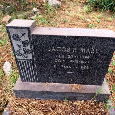 MARE Jacob P. 1896-1971