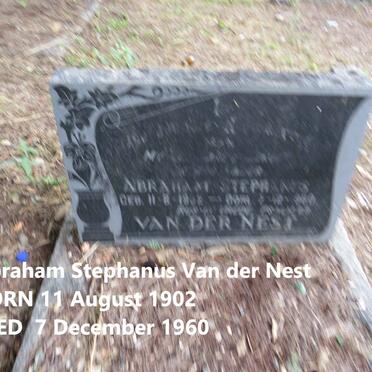 NEST Abraham Stephanus, van der 1902-1960