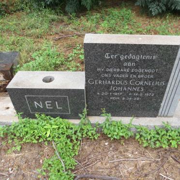 NEL Gerhardus Cornelius Johannes 1917-1972