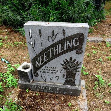 NEETHLING Hendrik P.J. 1898-1971