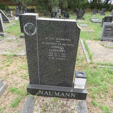 NAUMANN Andries Lodewikus 1920-1970