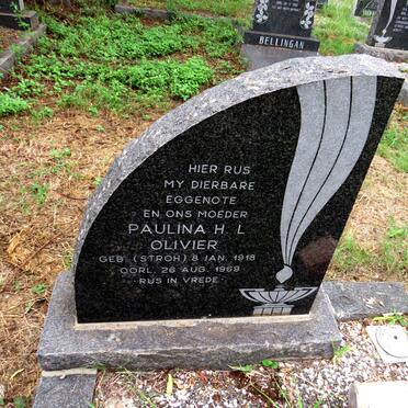OLIVIER Daniel J.J. 1911-1982 & Paulina H.L. nee STROH 1918-1969_2