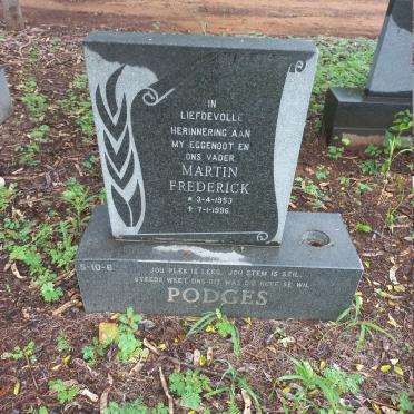 PODGES Martin Frederick 1953-1996