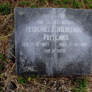 PRETORIUS Petronela Wilhelmina 1877-1959