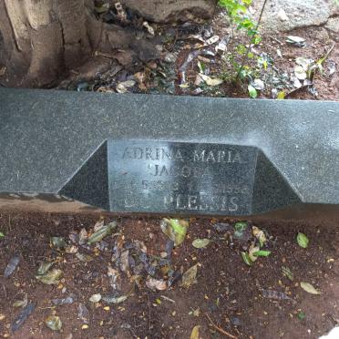 PLESSIS Adrina Maria Jacoba, du 1903-1998