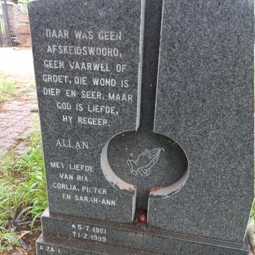 PRINSLOO Allan 1961-1999