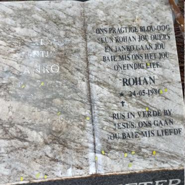 POTGIETER Janko 1991-1996 :: POTGIETER Rohan 1986-_1