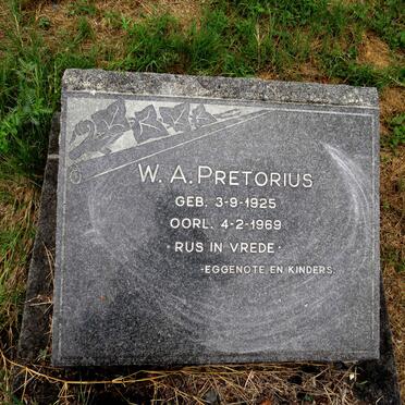PRETORIUS W.A. 1925-1969