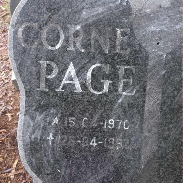 PAGE Corne 1970-1992