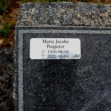 POTGIETER Maria Jacoba 1936-2022