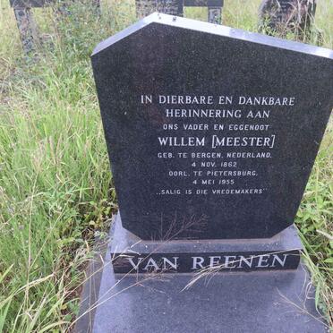 REENEN Willem, van 1862-1955 