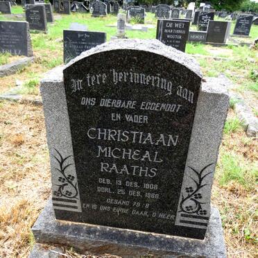 RAATHS Christiaan Micheal 1908-1960