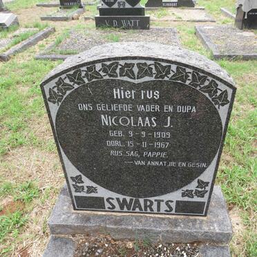 SWARTS Nicolaas J. 1909-1967