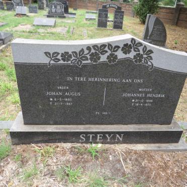 STEYN Johan Augus 1895-1967 & Johannes Hendrik 1896-1973 
