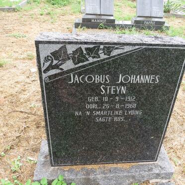 STEYN Jacobus Johannes 1912-1968