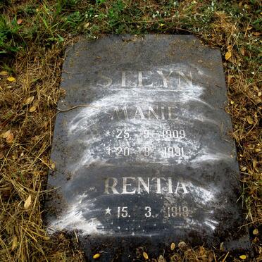 STEYN Manie 1909-1991 & Rentia 1919-