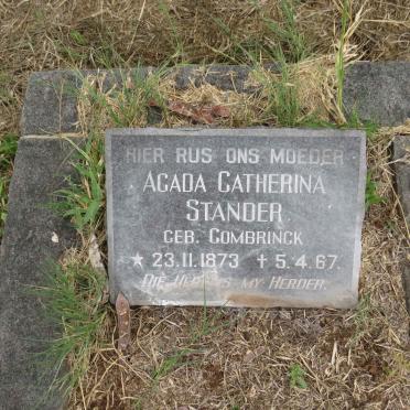 STANDER Agada Catherina nee COMBRINCK 1873-1967