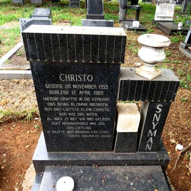 SNYMAN Christo 1955-1969