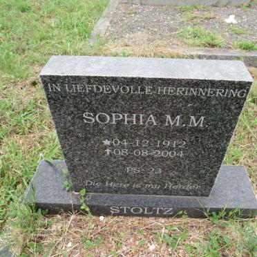 STOLTZ Sophia M.M. 1912-2004