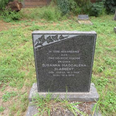 SLABBERT Magdalena nee JONKER 1888-1970