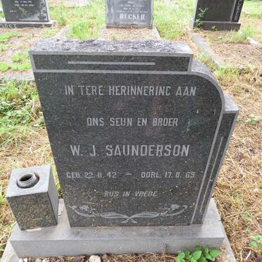 SAUNDERSON W.J. 1942-1969