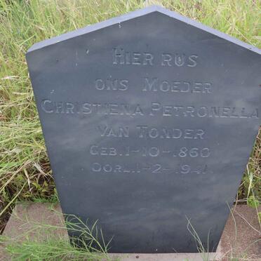 TONDER Christiena Petronella, van 1860-1941