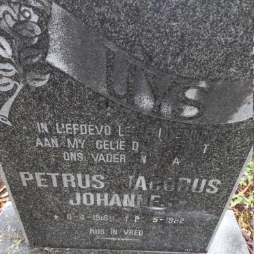 UYS Petrus Jacobus Johannes 1916-1992
