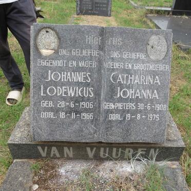VUUREN Johannes Lodewicus, van 1906-1966 & Catharina Johanna PIETERS 1908-1975