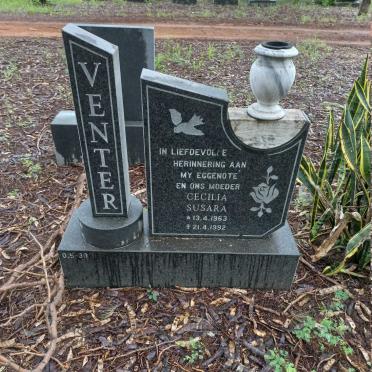 VENTER Cecilia Susara 1963-1992
