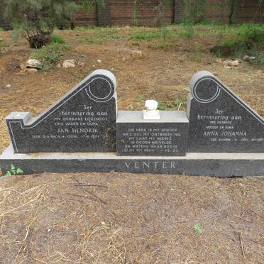 VENTER Jan Hendrik 1901-1971 & Anna Johanna 1906-1971