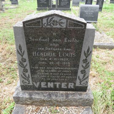 VENTER Hendrik Louis 1939-1957