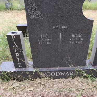 WOODWARD J.F.G. 1899-1977 & Nellie 1904-1977