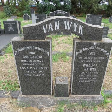 WYK Willem C., van 1888-1967 & Anna C. 1890-1983