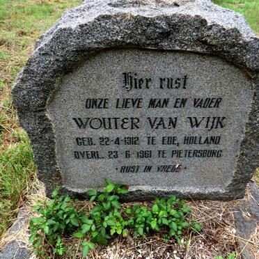 WIJK Wouter, van 1912-1961