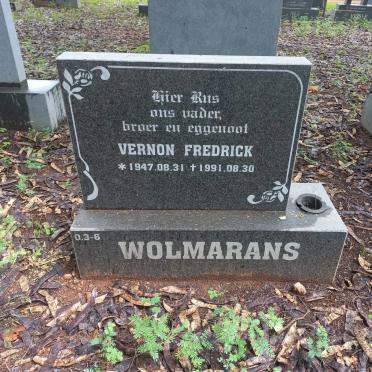 WOLMARANS Vernon Fredrick 1947-1991