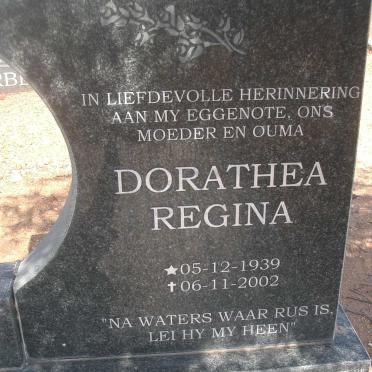 ACKERMANN Dorathea Regina 1939-2002