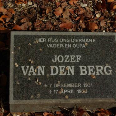 BERG Jozef, van den 1931-19??